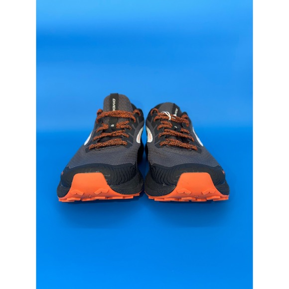 Brooks Divide 4 GORE-TEX Trail Running Shoes Men Size 8 Black Orange - Picture 3 of 11